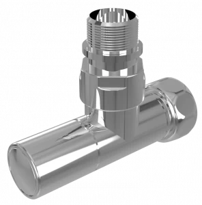 4670030726568  Вентиль запорн угл(новый) 3/4"х1/2" г/ш ZZ4708 Нержавеющая сталь