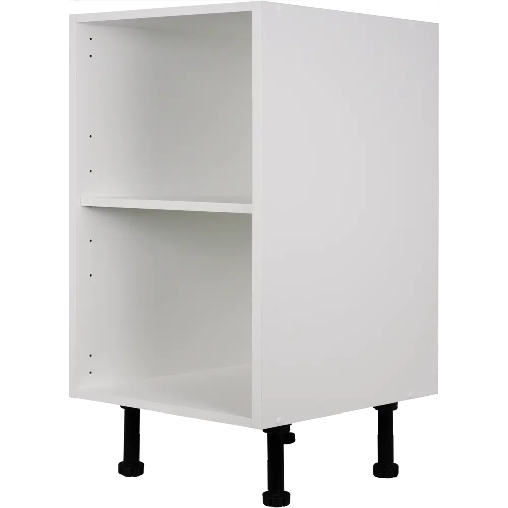 Каркас напольный угловой скошенный 40x70x56 см, ЛДСП, цвет белый 15121286 STLM-2056424 DELINIA  - Вид №1