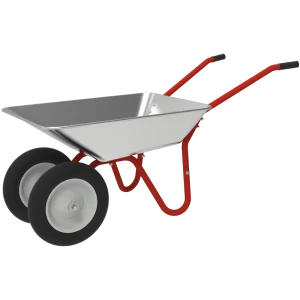 Тачка садовая разборная 2-в-1 одно- и двухколесная 55 л 50-100 кг