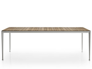 Прямоугольный садовый стол в ироко