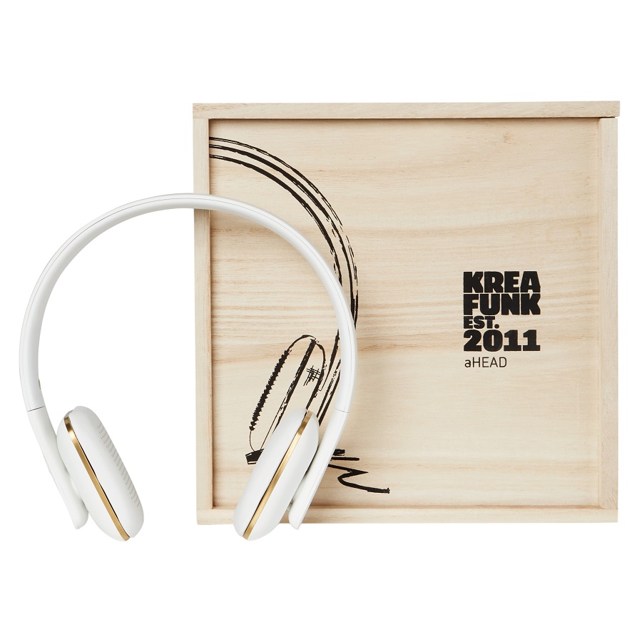 Наушники беспроводные aHEAD белые KREAFUNK KFSS01 - Вид №9