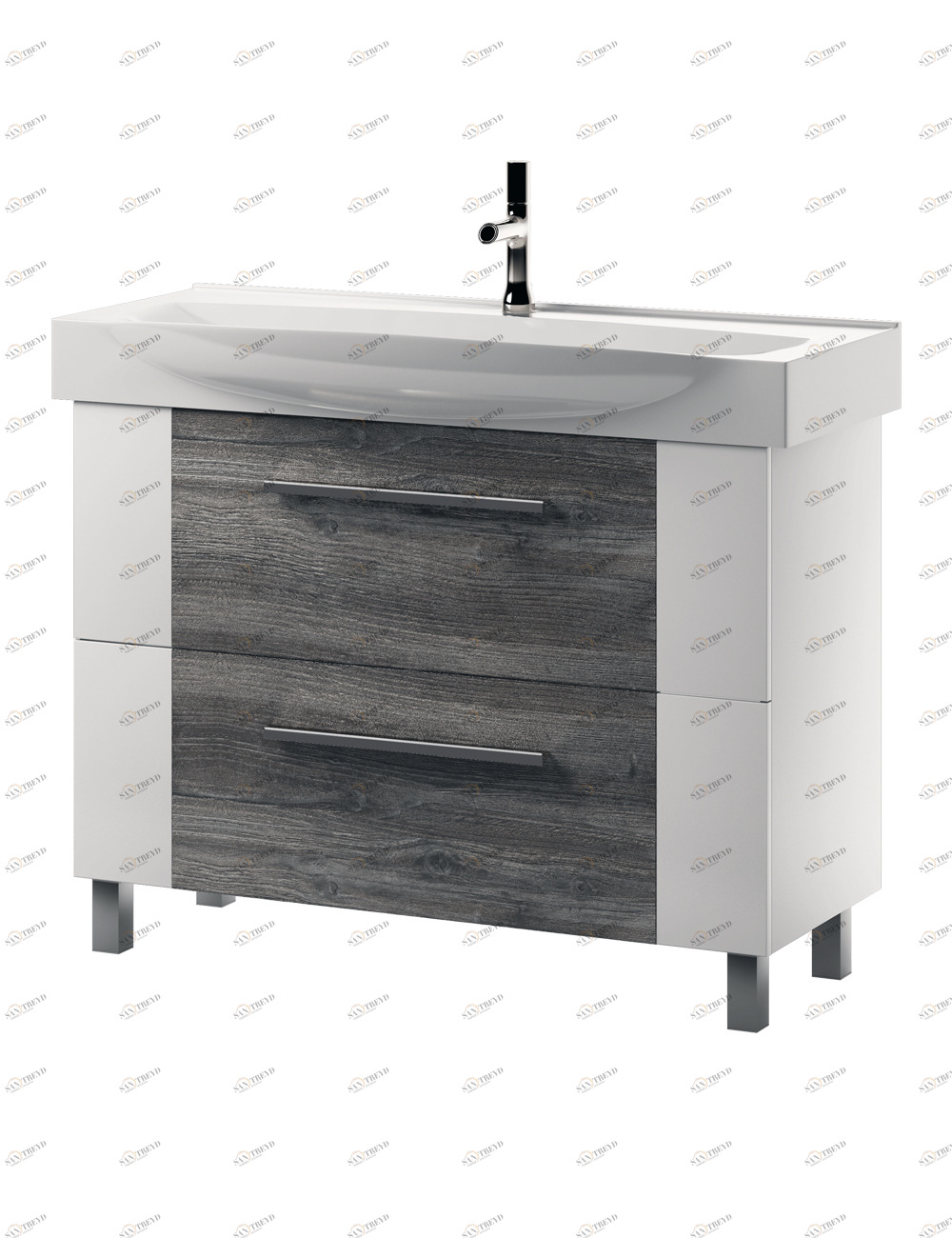 Тумба с раковиной Leo 850 (Элвис)850⨉490⨉820 мм пасадена Santreyd sun-id-665111