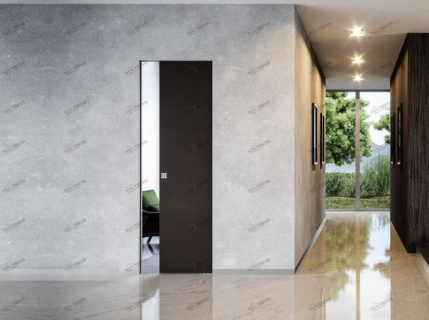 Ermetika Рама стойки в комплекте для раздвижной двери заподлицо со стеной sun-id-1489678