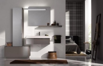 Шкаф-пенал с зеркалом Keramag iCon 840152000  - Вид №1