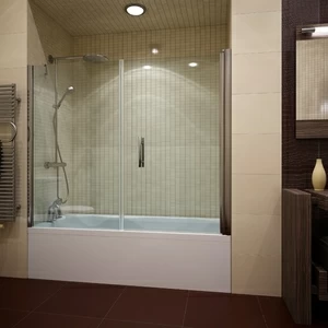 Шторка на ванну 100x150 GV-602 GUTEWETTER LUX PART