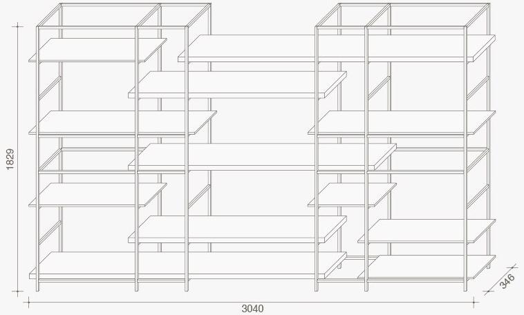 Lema Модульный стеллаж из металла sun-id-1366846 - Вид №6