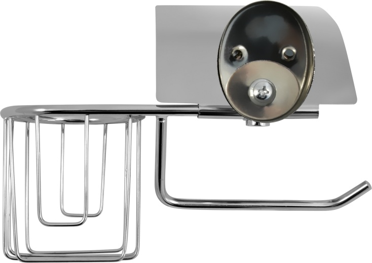 2512.006 Держатель для туалетной бумаги и держатель дезодоранта Solinne 16053 нержав сталь PUFF  - Вид №2