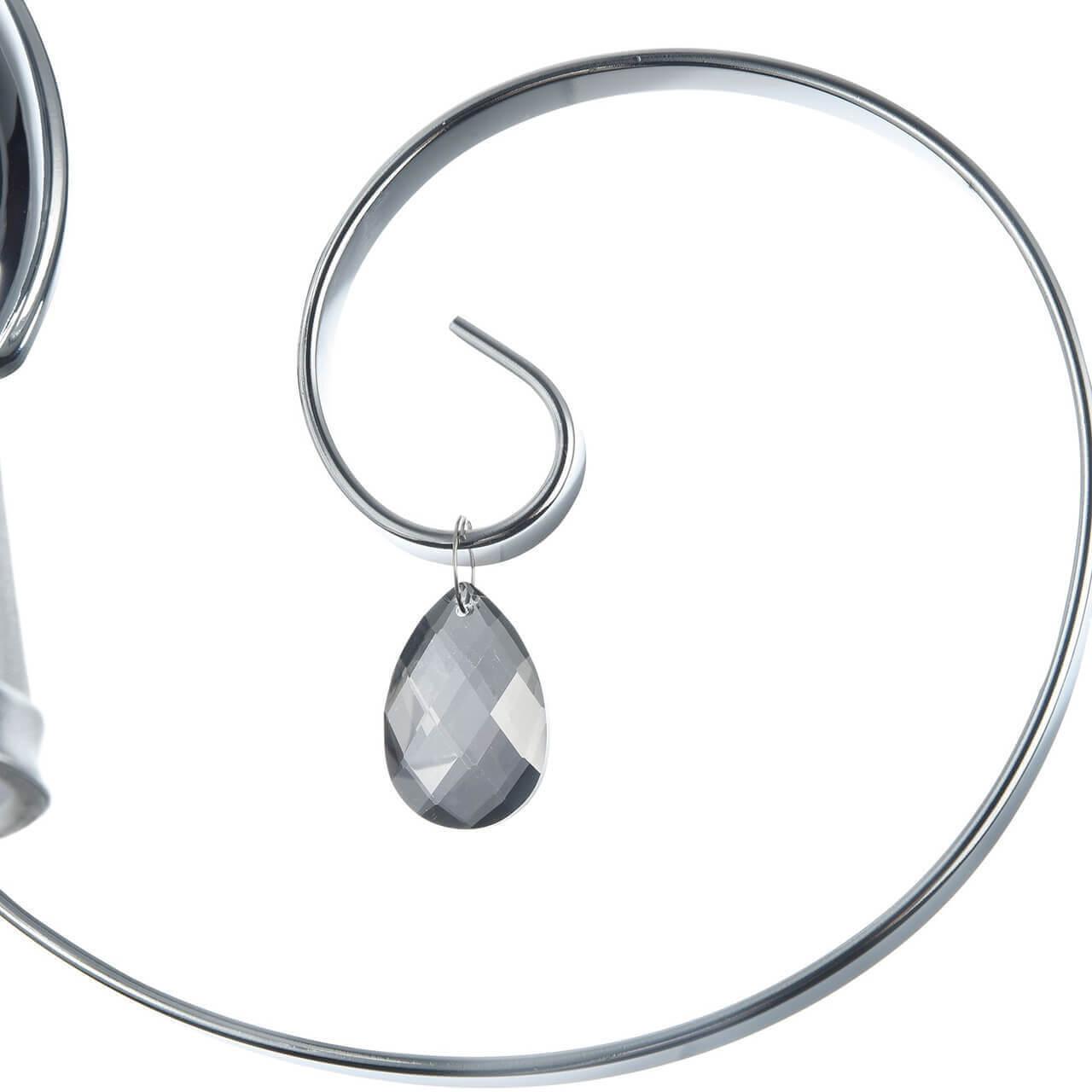 Бра с абажуром белое Simone FR2020-WL-01-CH FREYA SIMONE CHROME 00-3928155 Белый;серебро  - Вид №3