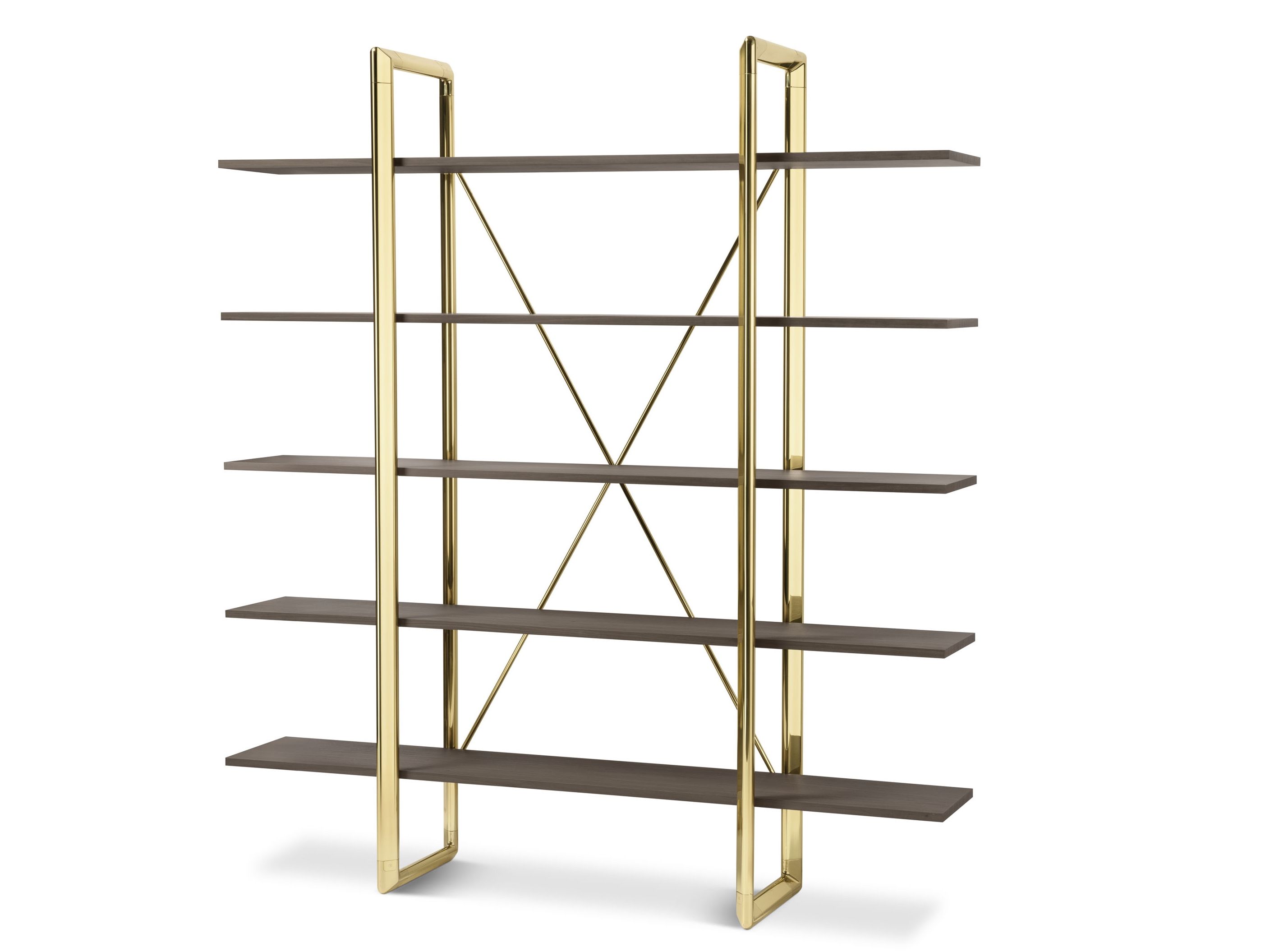 Отдельно стоящий деревянный книжный шкаф GHIDINI1961 рамка ARCH-00029252