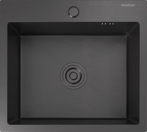 Кухонная мойка Нержавеющая сталь METAL S566 GranFest