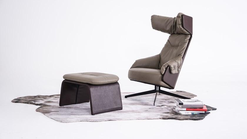 Grado Design Подставка для ног из кожи Lord Lod-ch-02 - Вид №4