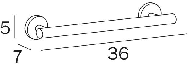 INDA® Ручка для ванной из металла Gealuna A10950 - Вид №3