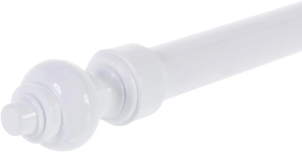 Двухрядный карниз РУССКИЕ КАРНИЗЫ белый 200 см для элегантного интерьера 11662720