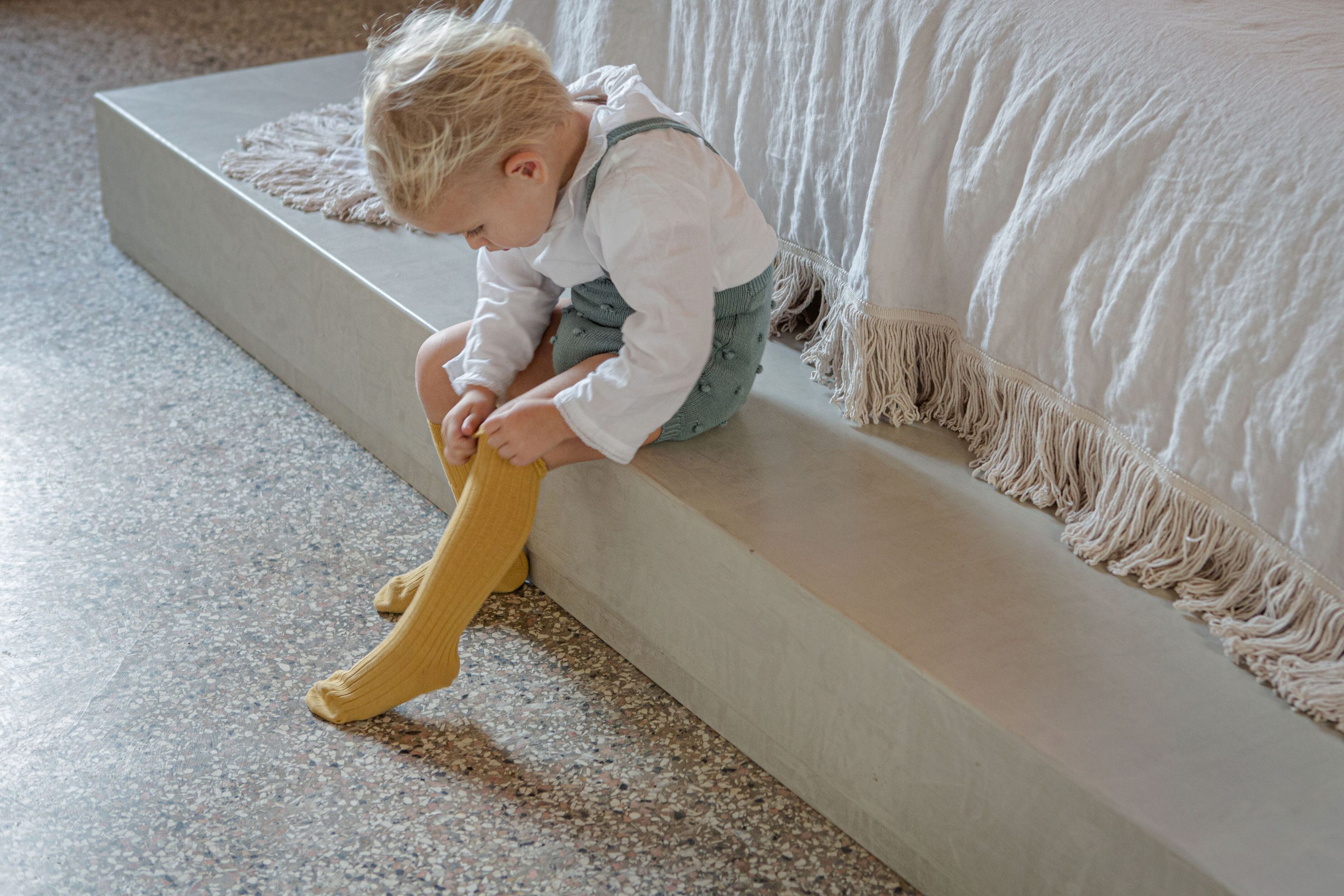 Тяжелое льняное покрывало с бахромой Once Milano Fringes ARCH-00106513 - Вид №3