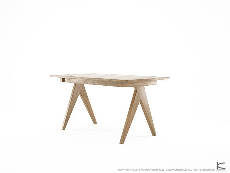 KARPENTER Прямоугольный стол из дуба Tribute sun-id-1461738 - Вид №1