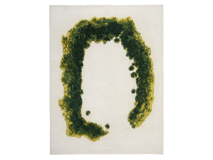 Прямоугольный ковер ручной работы из гималайской шерсти cc-tapis Tempore ARCH-00028402