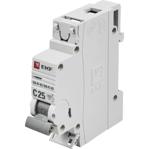 Автоматический выключатель EKF ВА47-63 для защиты электросетей 82421202