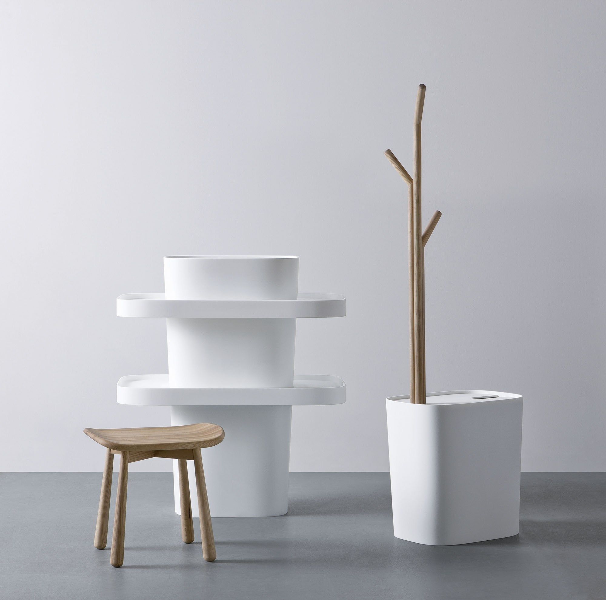 Корзина для белья Corian® и Ясень Rexa источник ARCH-00106341 - Вид №5