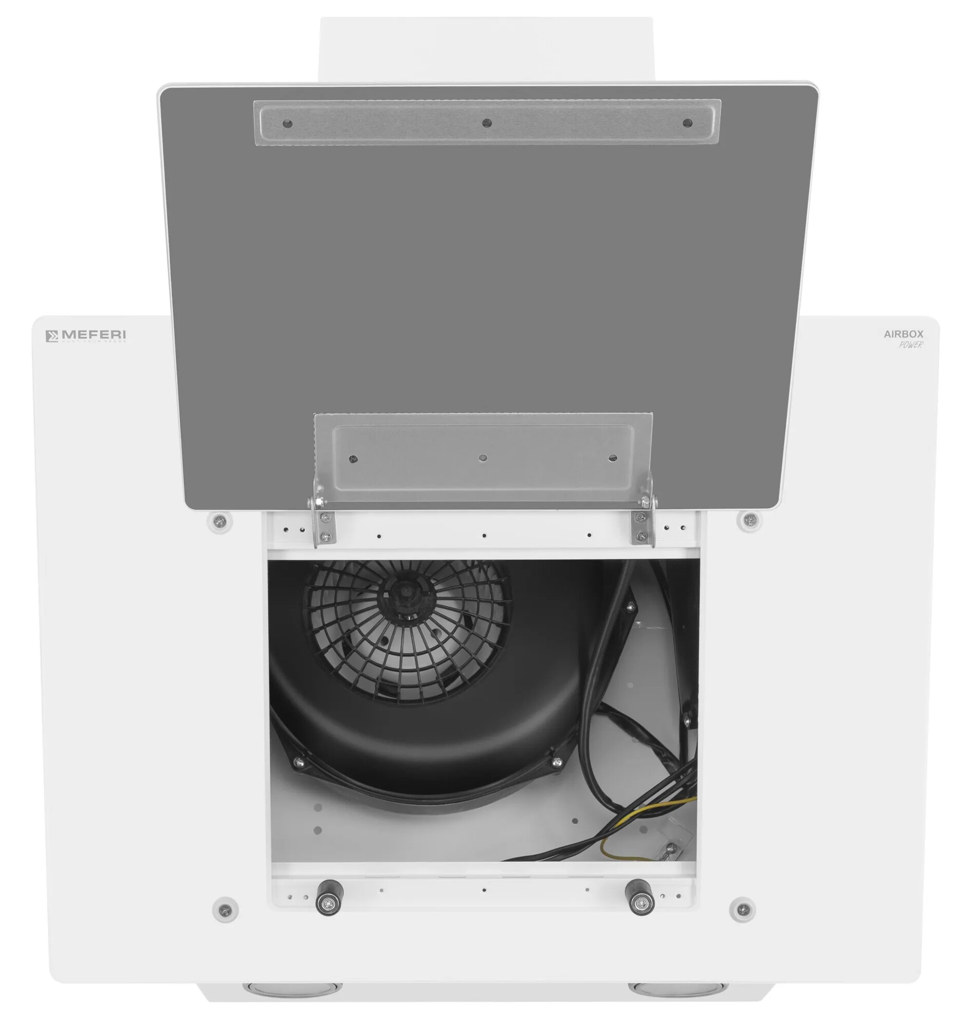 9168702 Вытяжка наклонная Meferi AIRBOX60WH POWER белый/белый STDN-0149471 - Вид №11