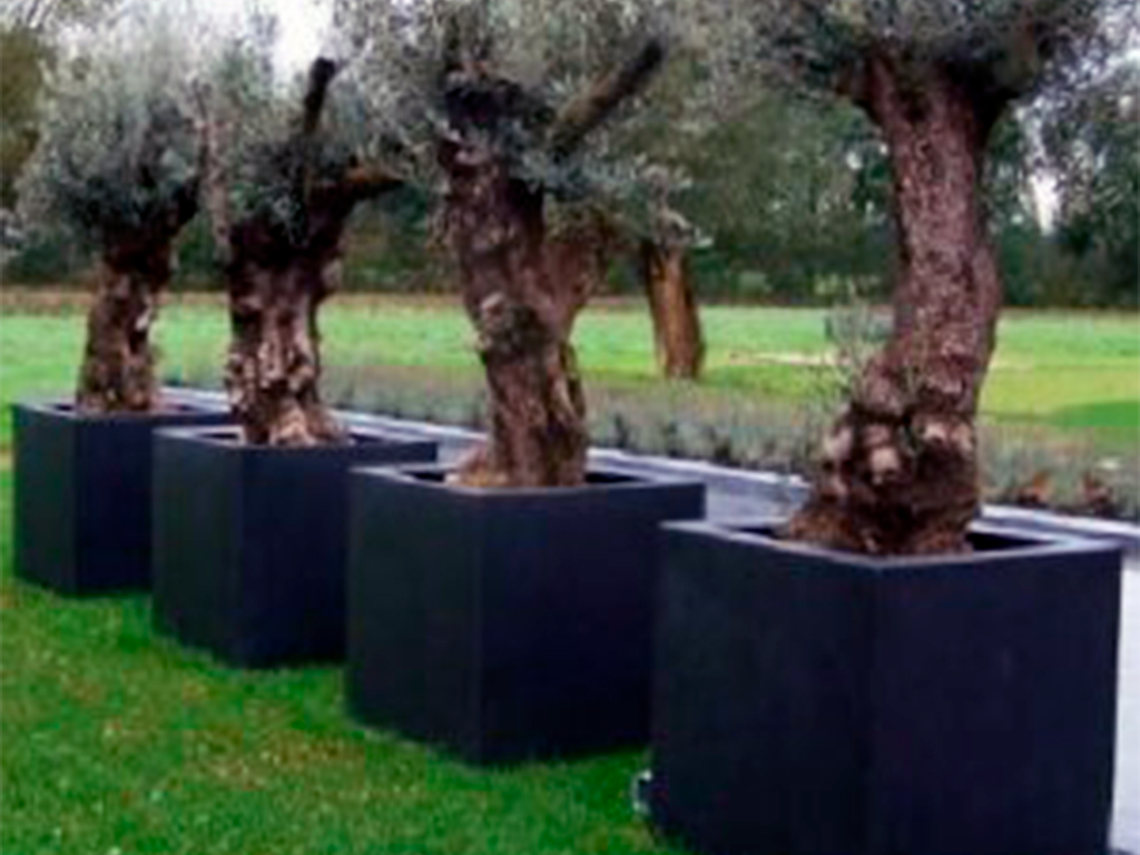 Кашпо коллекции "Ардена" АD-01-44 80/80/40 ГеоПластБорд GPBST-68 - Вид №4