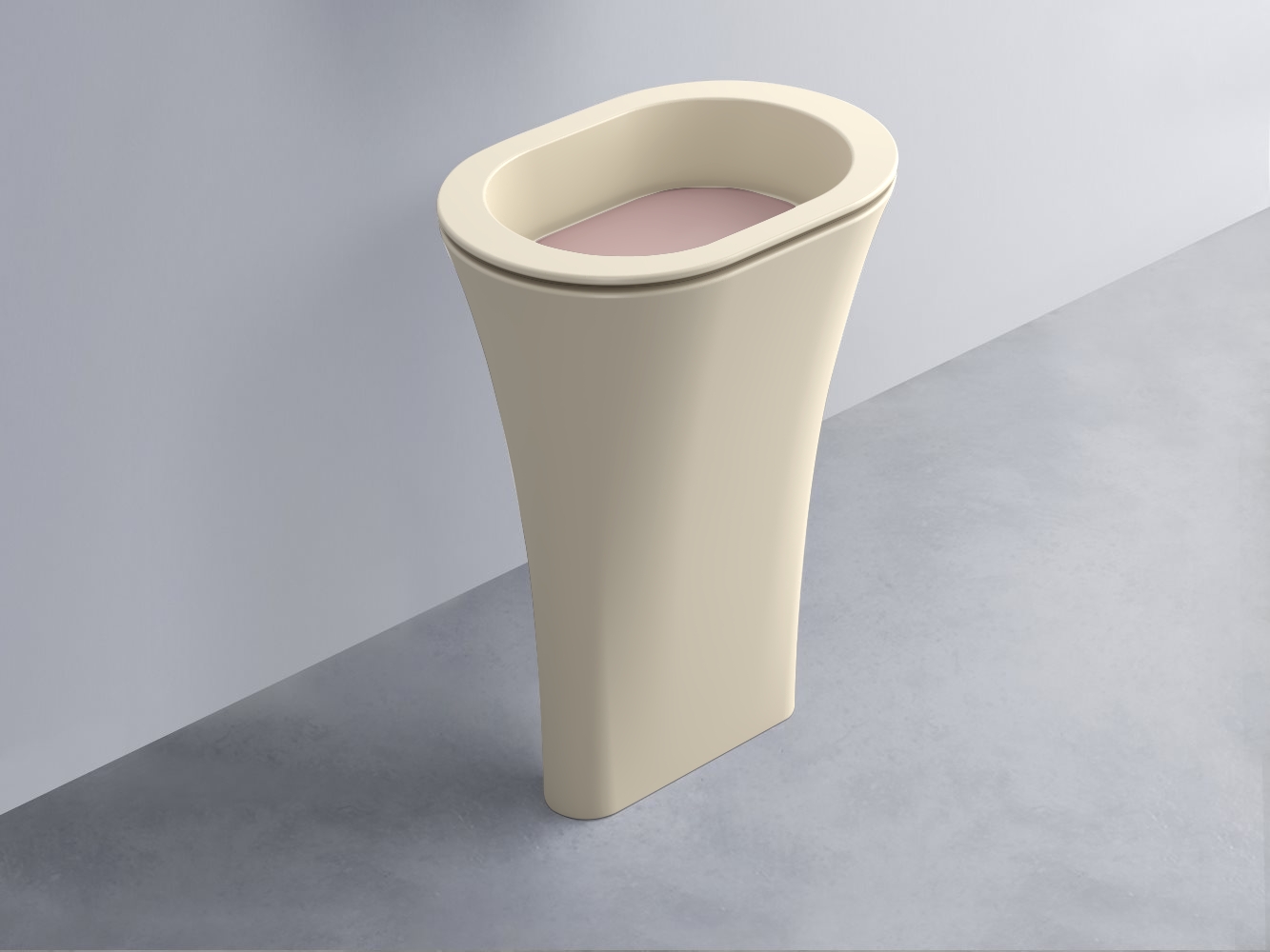 AMLA65-LN+AMPILO-CP+AMCOLO-LN Раковина Amedeo Ovale отдельностоящая cielo Enjoy + Amedeo Ceramica Cielo