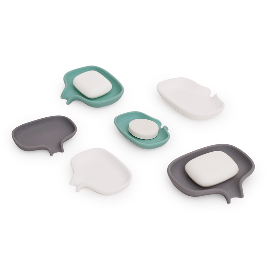 Мыльница с носиком для слива серая (малая) BOSIGN  253638 Серый  - Вид №5