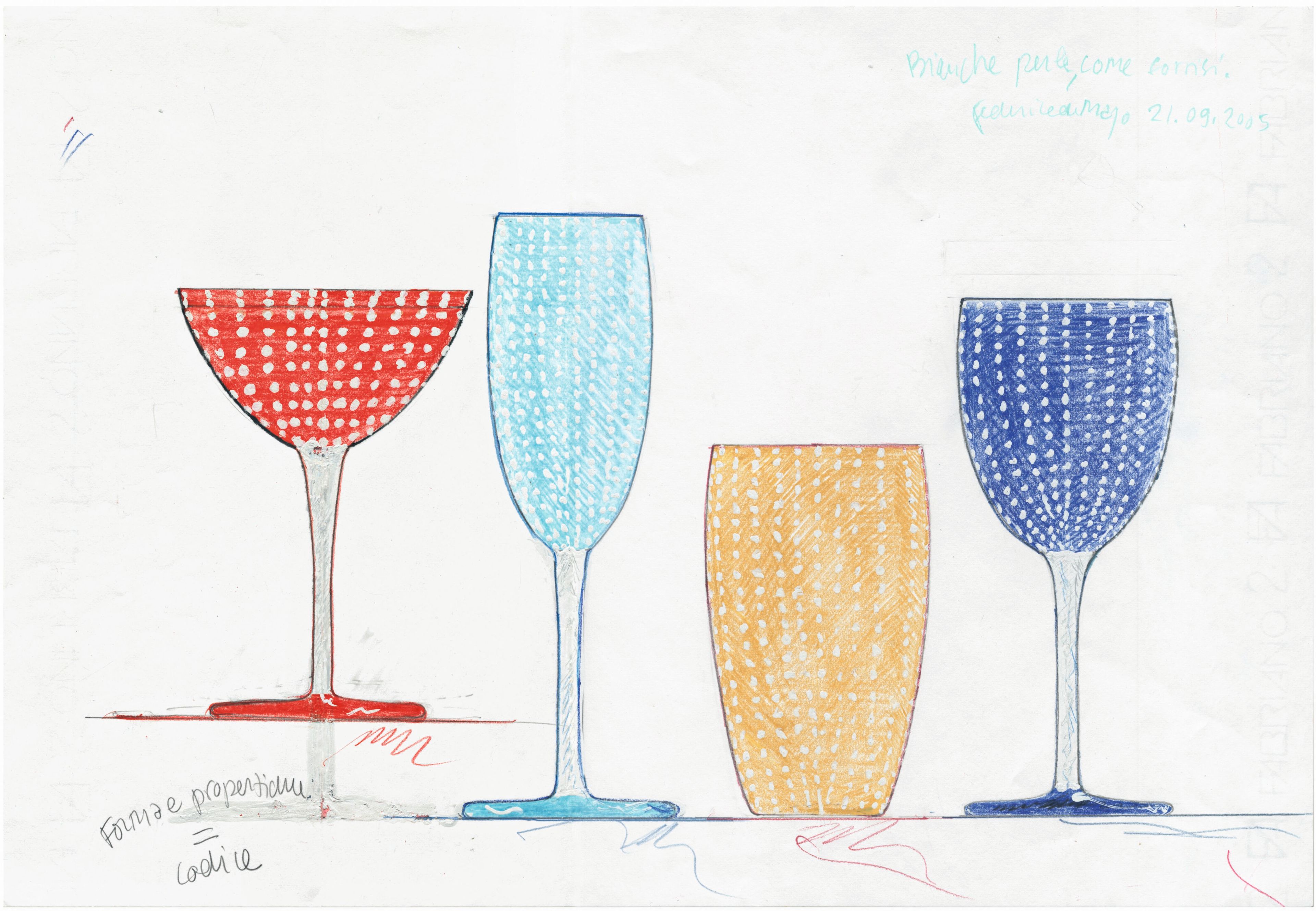 Бокал для вина Zafferano жемчуг ARCH-00053108 - Вид №1