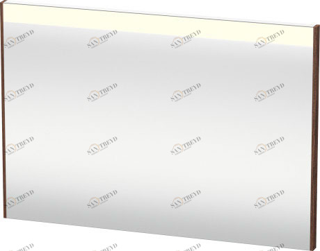 BR700302121 Brioso Зеркало с подсветкой Орех темный декор Duravit