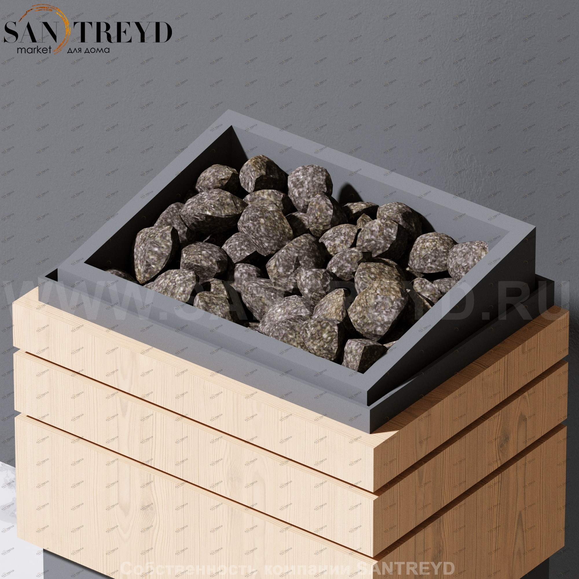 Effegibi ACCESSORI Набор камней 10 кг для каменки  до 3 кВт VAPT000005