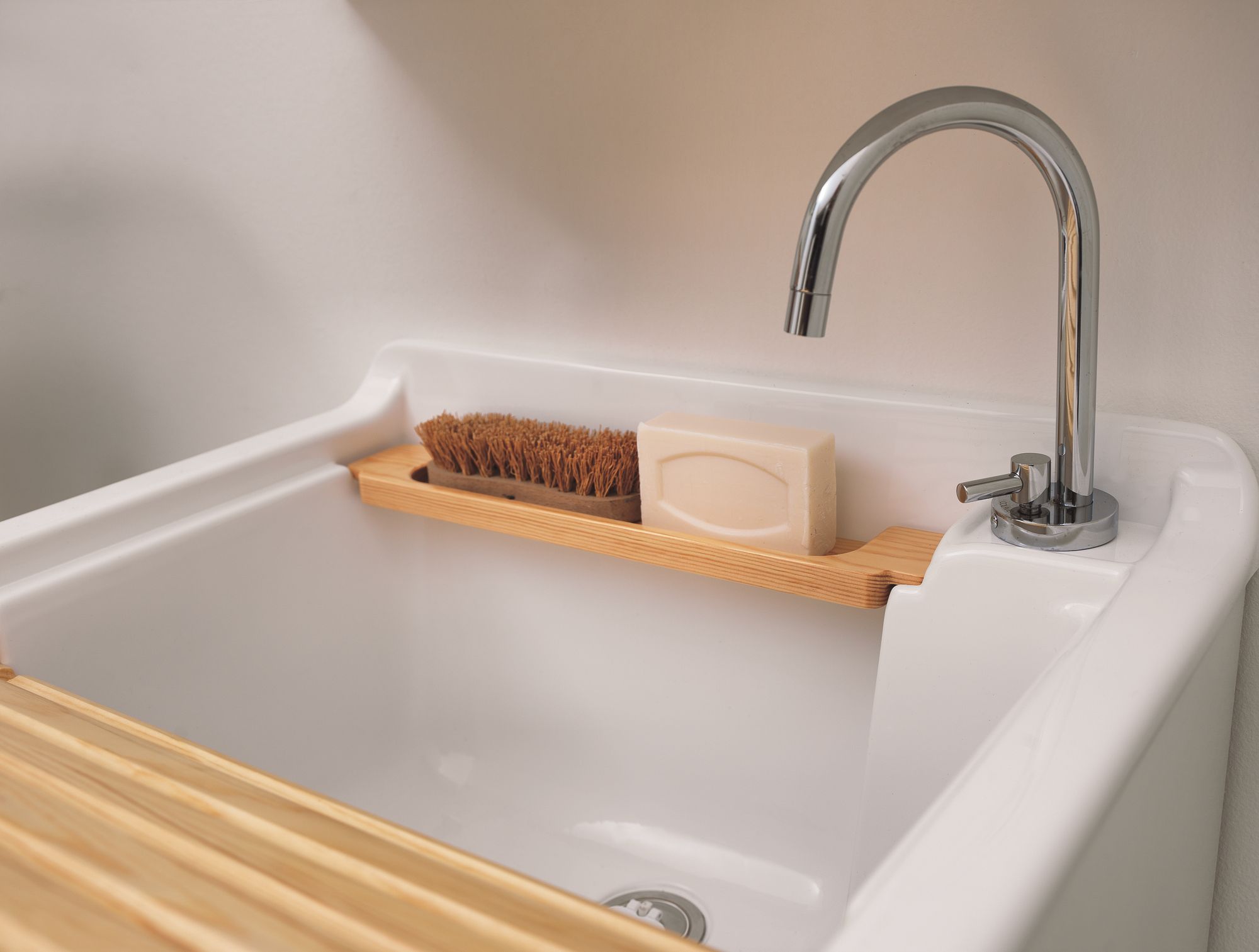 Шкаф для белья из ДСП с бельевой стойкой COLAVENE Jolly Wash ARCH-00149787 - Вид №15