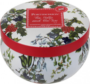 10615145 Portmeirion Свеча в жестяной банке Portmeirion "Остролист" 9см Воск