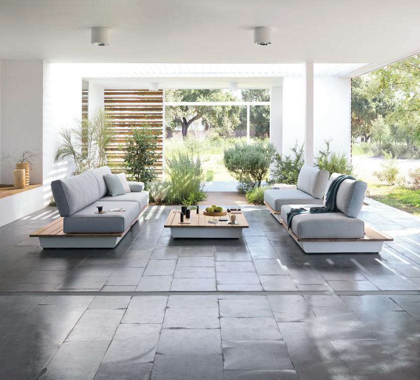 MNST380 Concept 5 лава столешница из дерева ироко Manutti Air - Вид №19