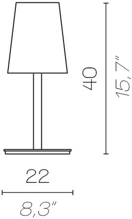 Contardi Настольная лампа из металла Quadra sun-id-1488814 - Вид №2