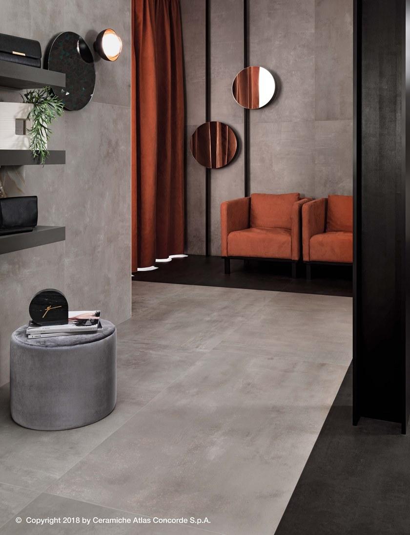 Atlas Concorde Пол из керамогранита под бетон Boost sun-id-1460894 - Вид №17