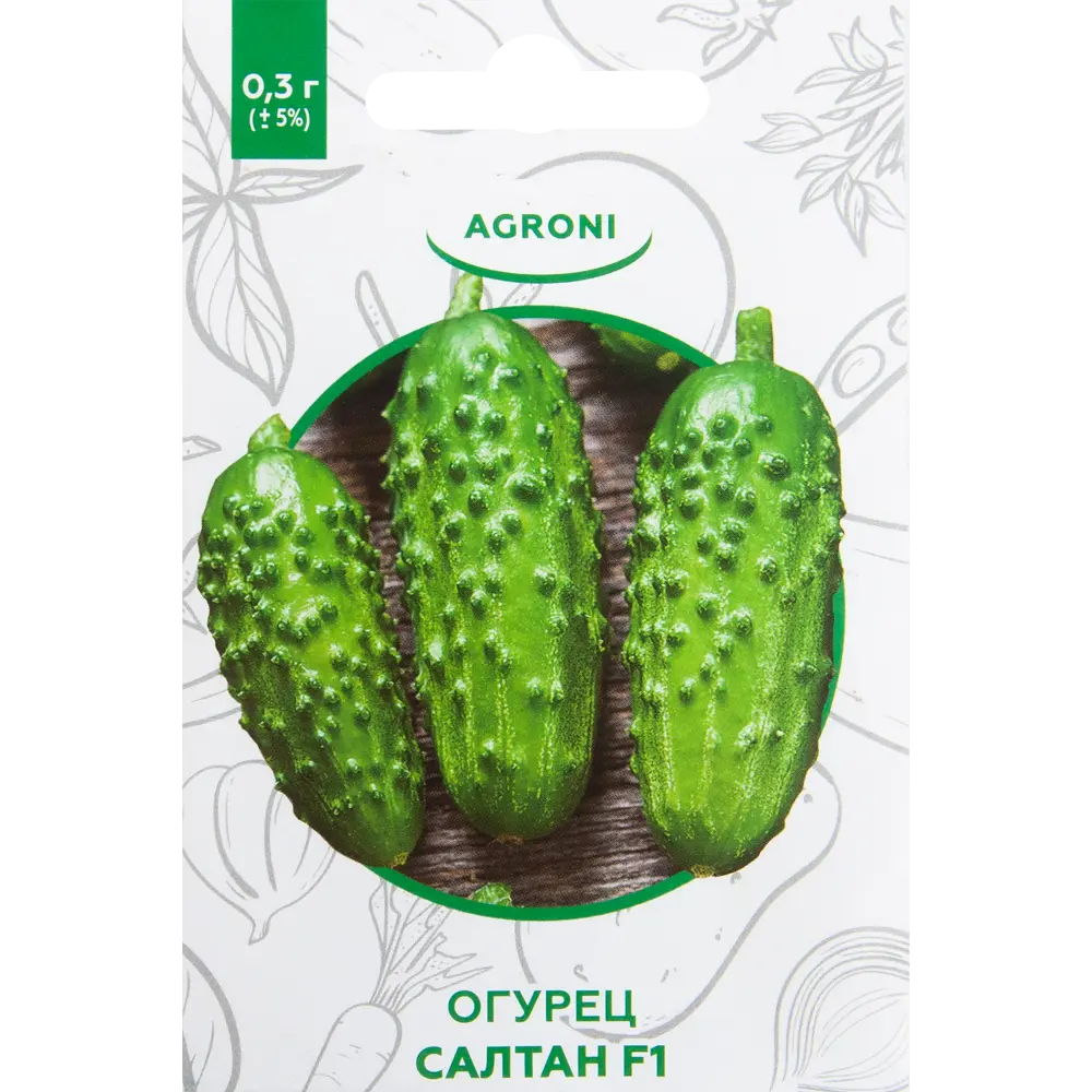 Семена Огурец «Салтан» F1 XS 82457692 STLM-2142845 AGRONI 