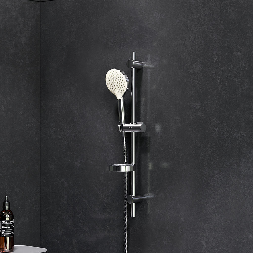 F0190000 душ.комплект: ручн.душ 1 ф-ция d 110 мм штанга 700 шланг 1 750 мм хром шт. AM.PM Gem