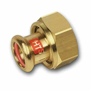 11335928112 SANHA 13359G пресс-фит. солн., бронза, разъемн.соед.с плоск.упл. 28x11/2 мм