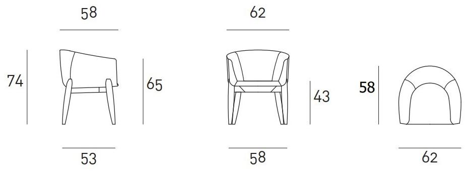 Living Divani Мягкое кресло со съемным чехлом sun-id-1422274 - Вид №5