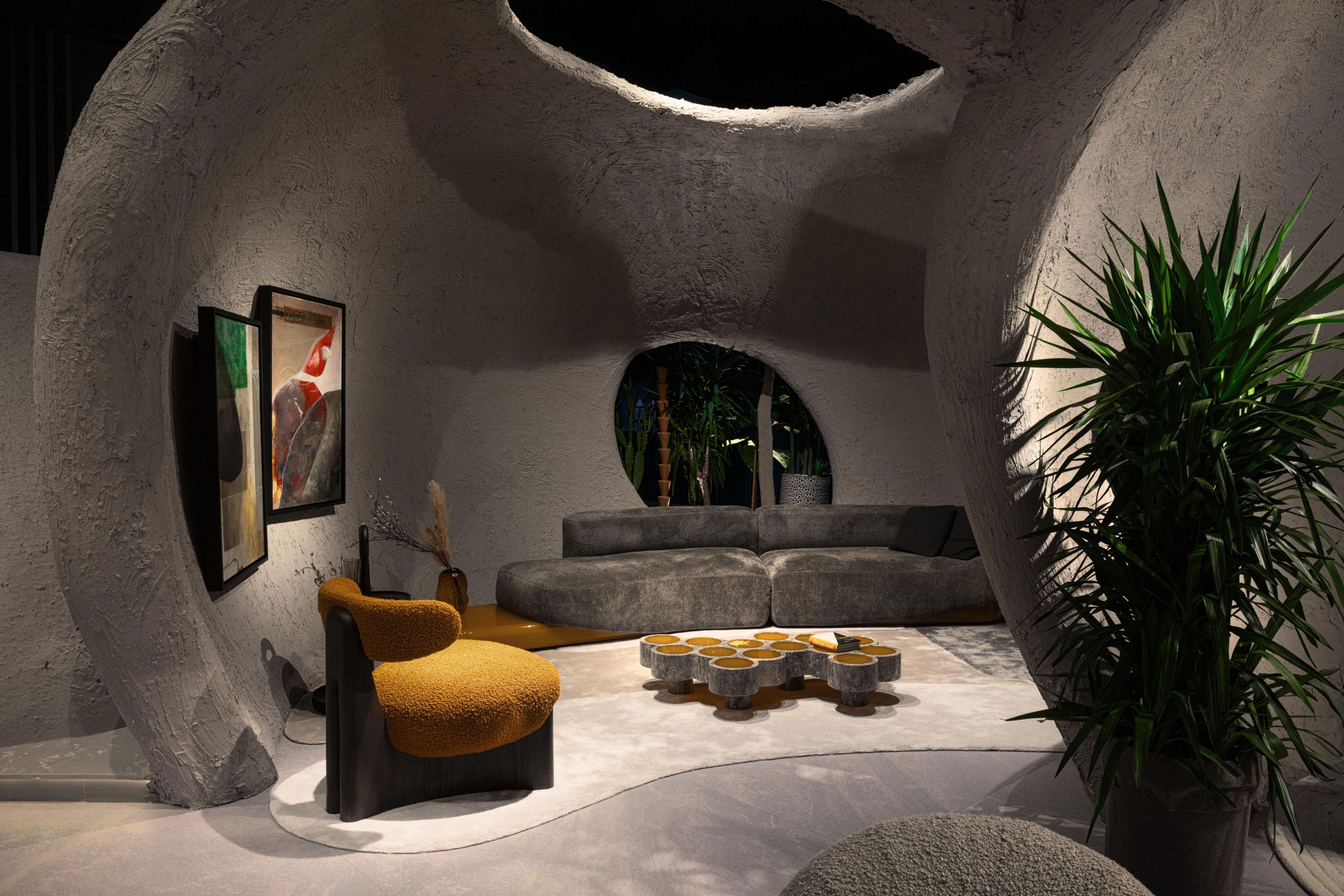 Журнальный столик из мрамора и смолы для гостиной Enne HILLI ARCH-00136648 - Вид №7