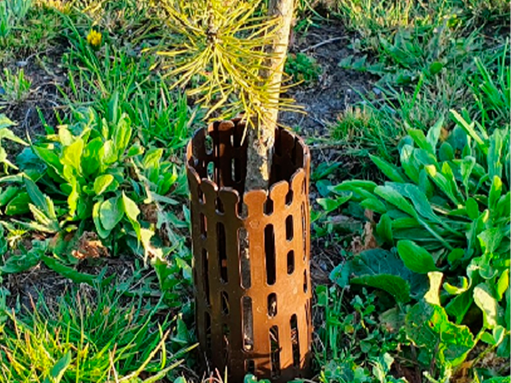 Защитно-декоративное ограждение, цвет зелёный 4 шт ГеоПластБорд GPBST-185 - Вид №11