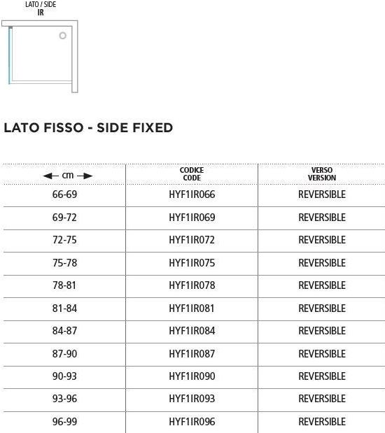 Gruppo Geromin Душевая кабина с фиксированной стороной Flow sun-id-1374699 - Вид №1