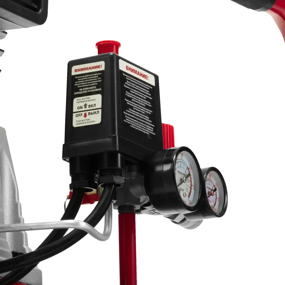 Компрессор сетевой ременной масляный Kronwerk 58106, 100 л 380 л/мин STLM-2196351 - Вид №30