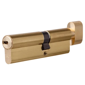 Цилиндр Abus 50х40 мм, ключ/вертушка, цвет золото 82389987 STLM-2130280