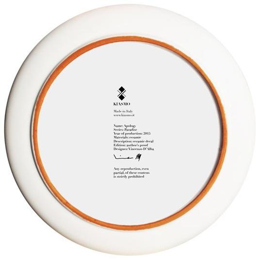 Kiasmo Керамическая тарелка Paradise 2015kddpara - Вид №2