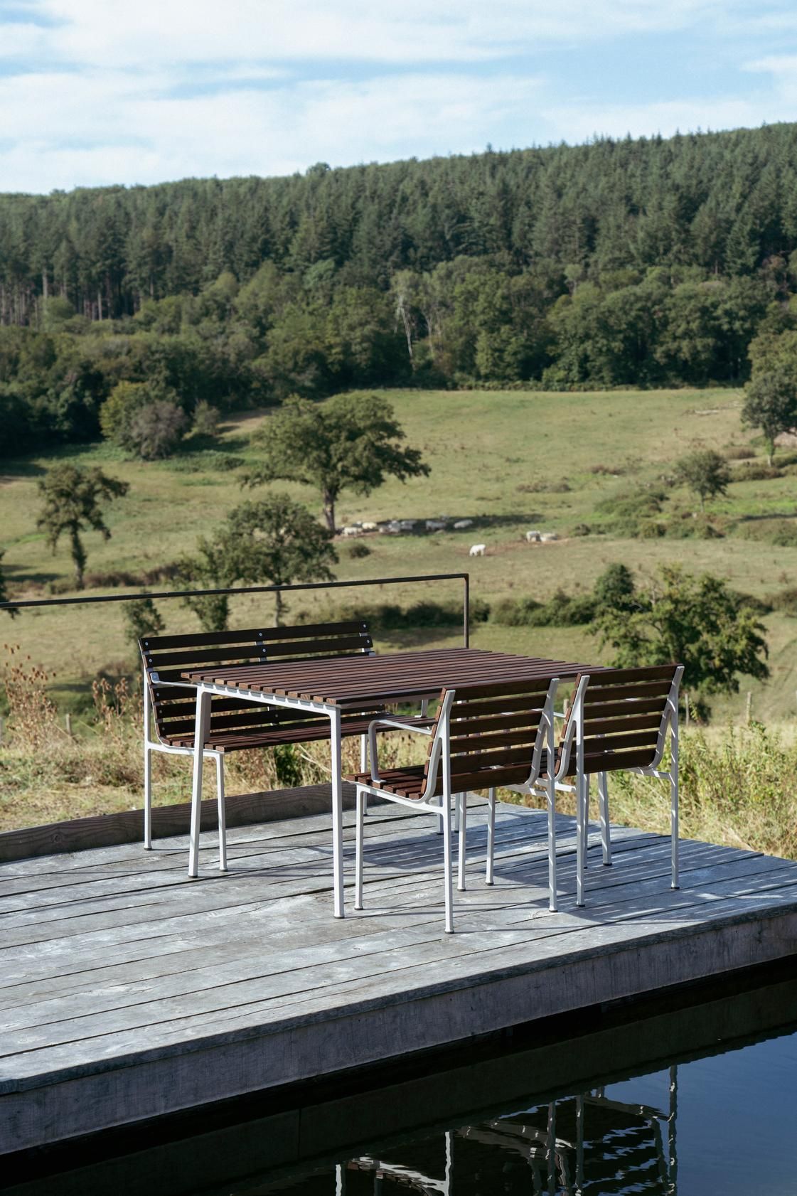 Прямоугольный садовый стол из ясеня Hay Траверс ARCH-00128266 - Вид №30