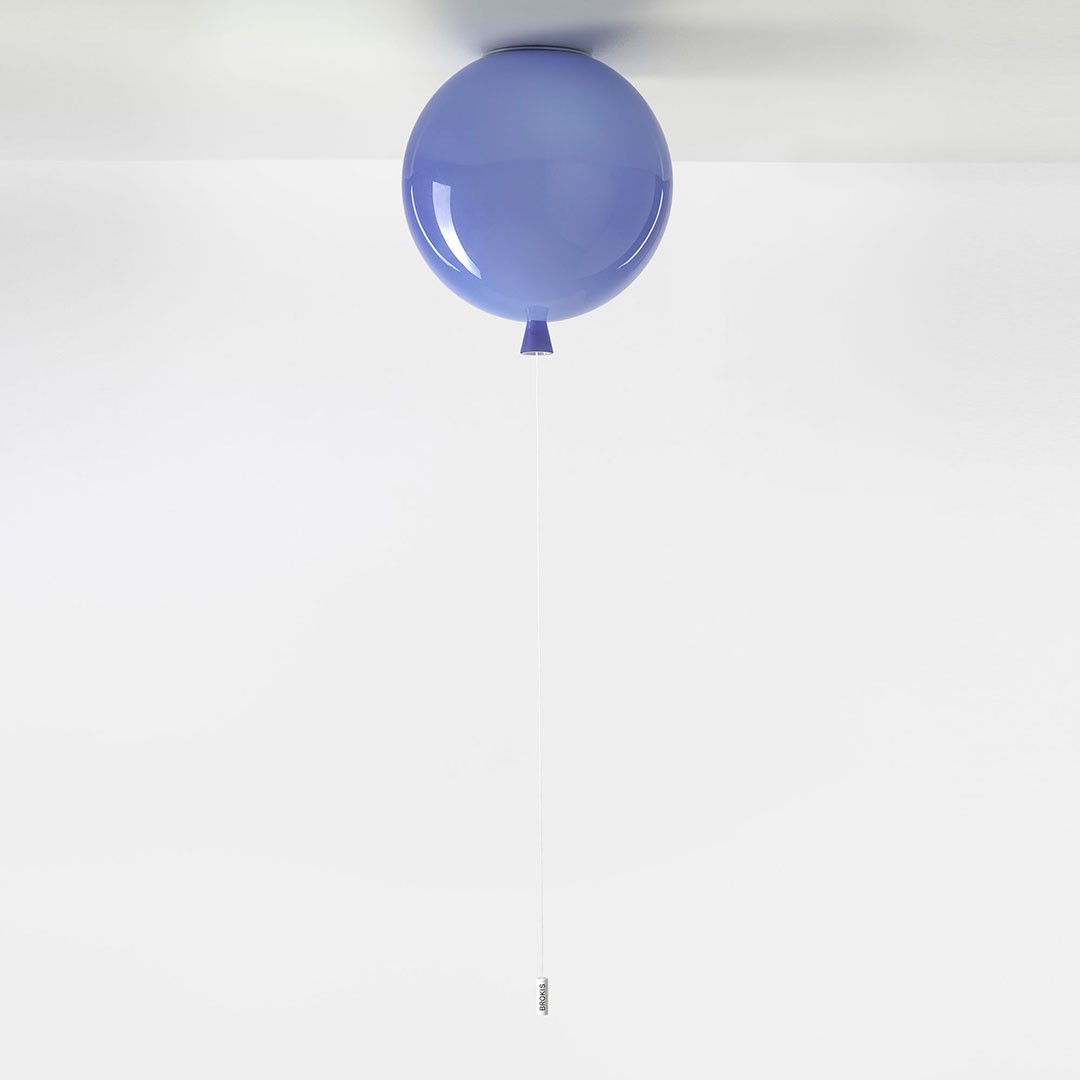 Brokis MEMORY CEILING D250 CGC 28 синий потолочный светильник воздушный шар 112440 - Вид №1