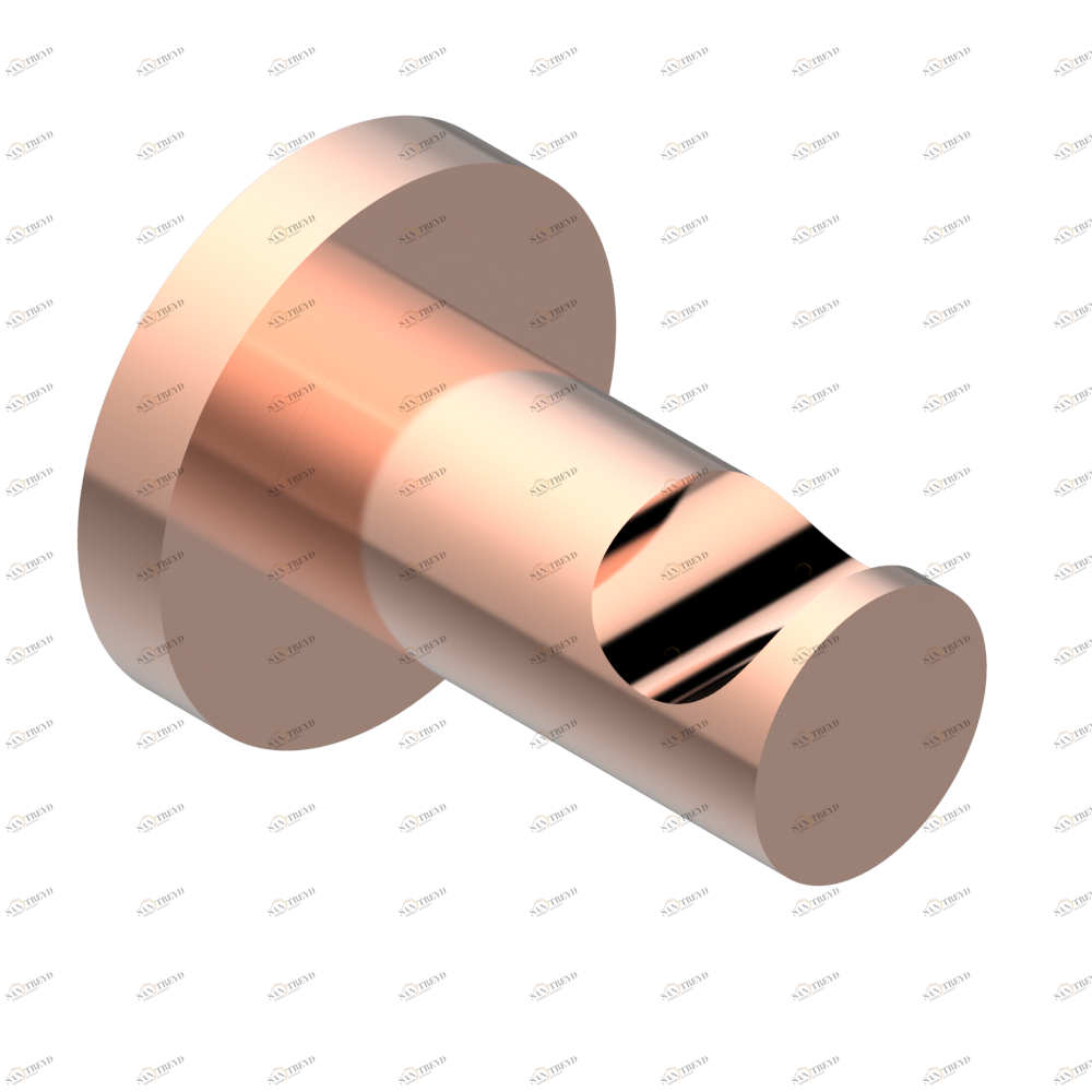 G9A-517 Крючок для халатов одинарный Thg-paris System métal lisse Blush PVD G9A-517 CAT.F