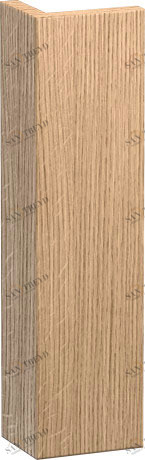 LC589905252 L-Cube Доборная планка для шкафчика L-Cube Европейский дуб, декор Duravit