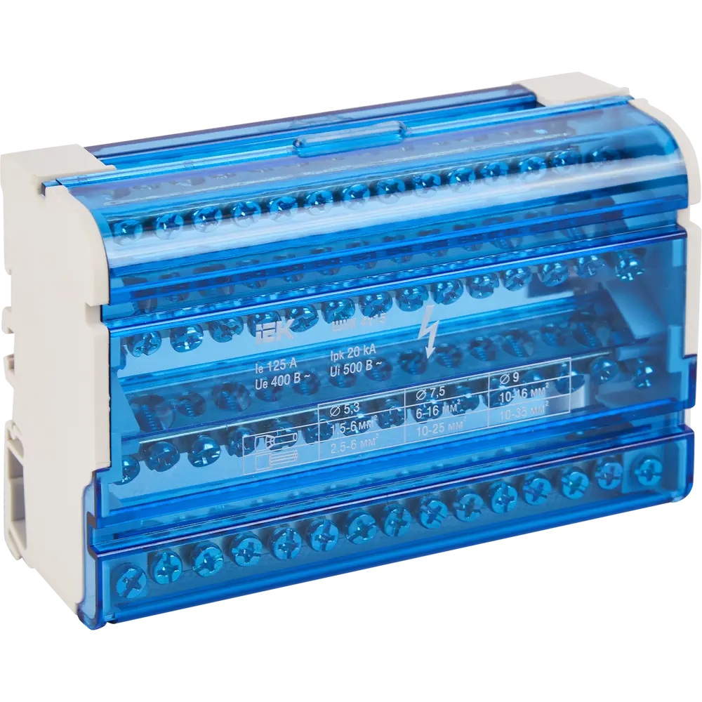IEK Нулевая шина 4×15 3L+PEN для щитового оборудования 84307553 STLM-0048325 - Вид №4