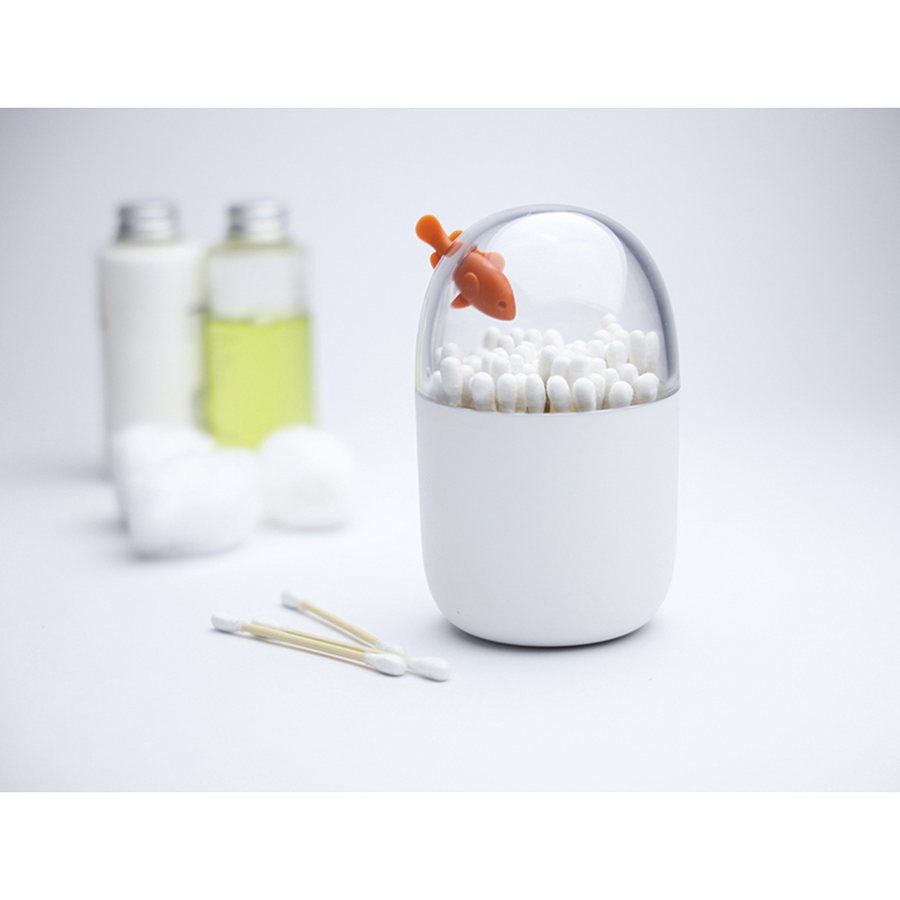QL10338-CL-OR Контейнер для ватных палочек clownfish Qualy  - Вид №1